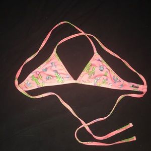 Printed jolyn triangle top